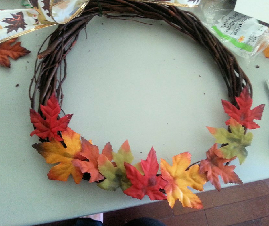 Dollar Tree Autum Wreath Tutorial You Brew My Tea