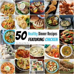 Healthy Dinner Recipes are easy to make with this amazing list of 50 Great Healthy Dinner Recipes featuring Chicken!