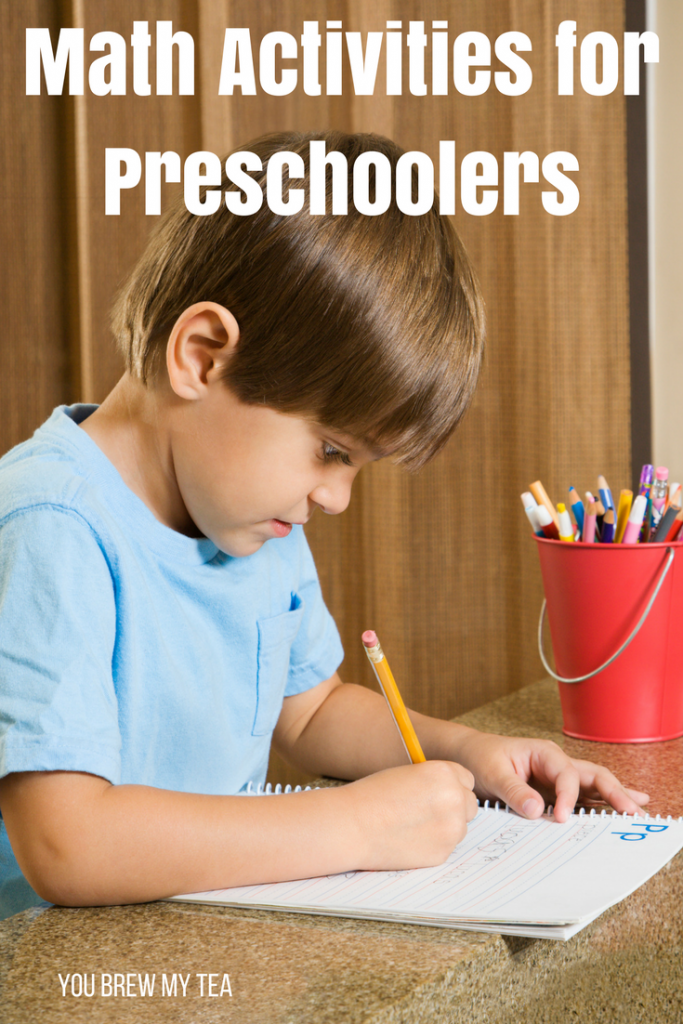 Math Activities For Preschoolers You Brew My Tea