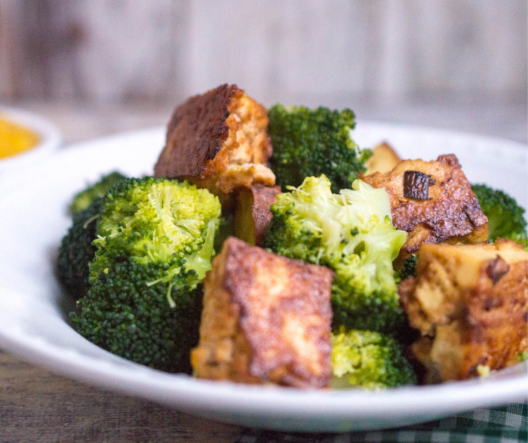 Roasted Crispy Tofu and Broccoli - You Brew My Tea Zero Point WW FreeStyle