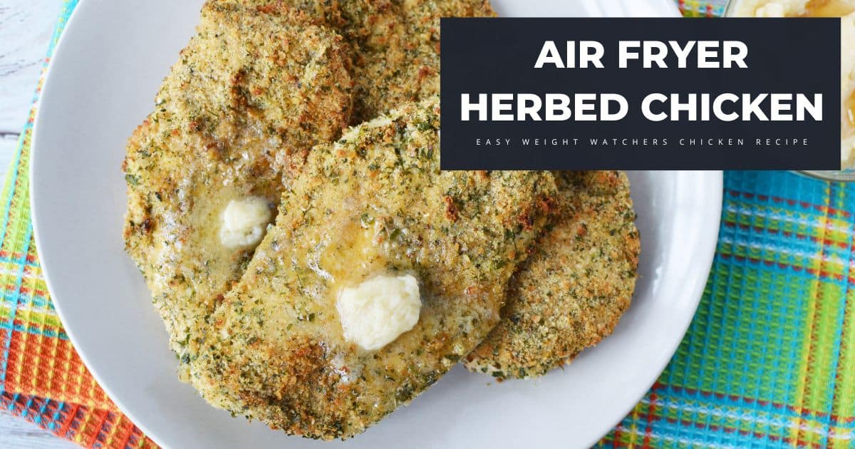 Honey Herbed Air Fryer Chicken Breasts