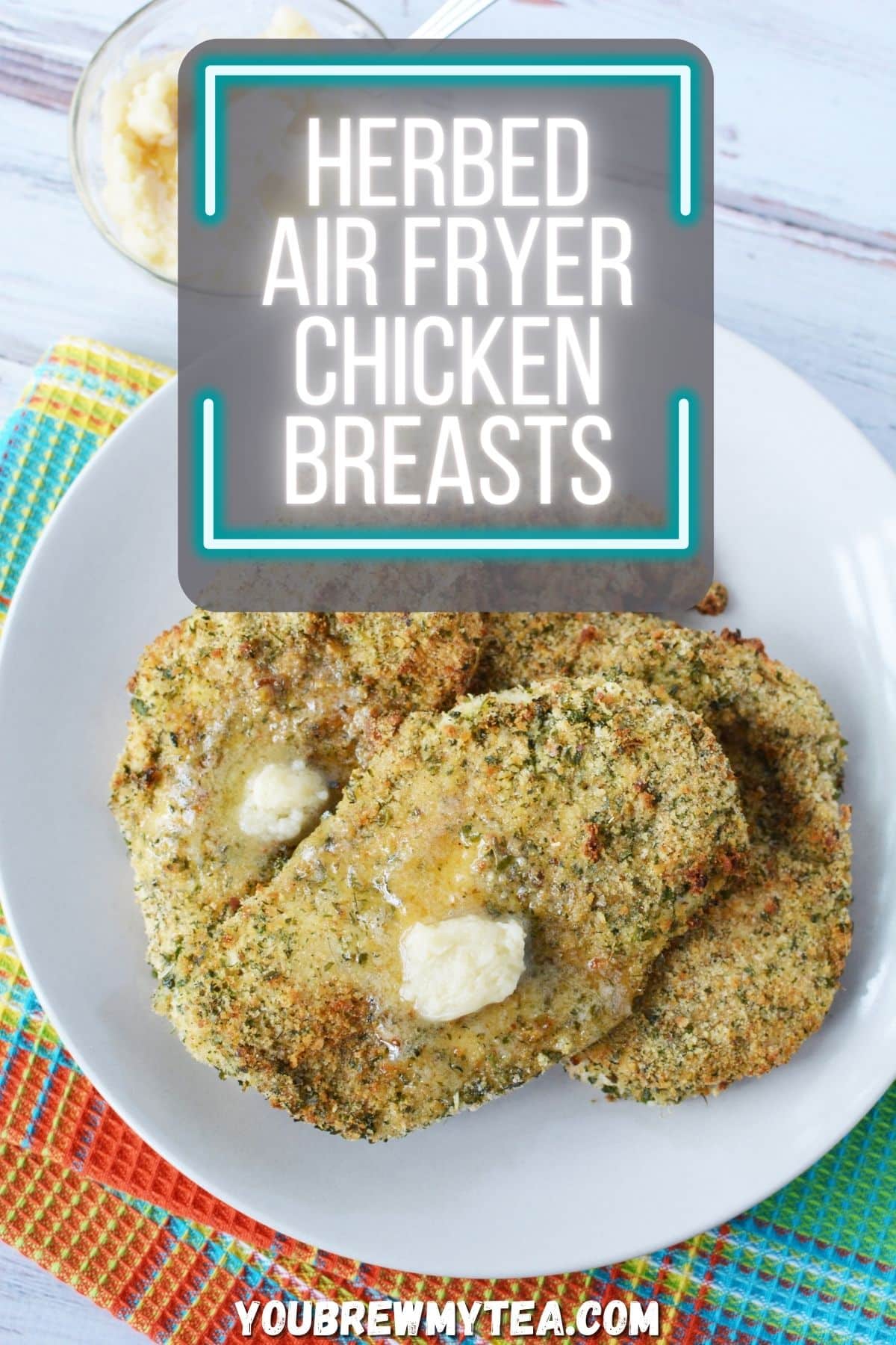 Honey Herbed Air Fryer Chicken Breasts